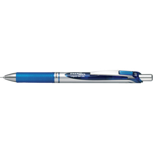 Pentel Ballpoint Pen Energel Knock BLN75 Silver Body Blue BLN75Z-C 1 piece