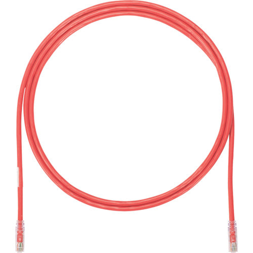 ＰＡＮＤＵＩＴ　カテゴリ６Ａ　ＵＴＰパッチコード　２４ＡＷＧ単線　ケーブル径：Φ６．４ｍｍ　１５ｍ　赤　ＵＴＰ６ＡＸ１５ＭＲＤ　UTP6AX15MRD　1 本