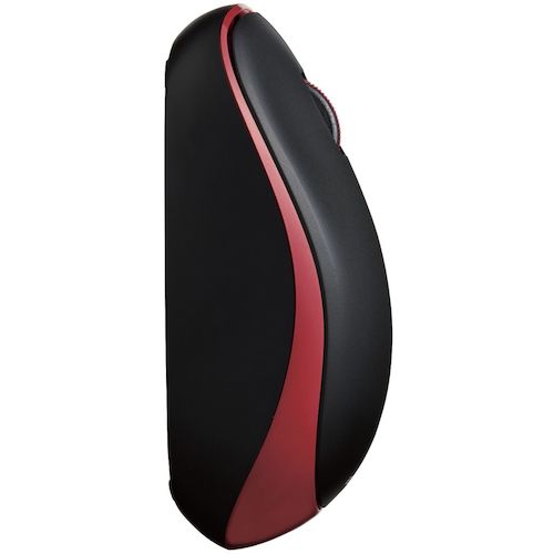 ELECOM IR Mouse ENELO Series Wireless 3 Buttons Power Saving Quiet Buttons Antibacterial Red M-IR07DRSKRD 1 pc