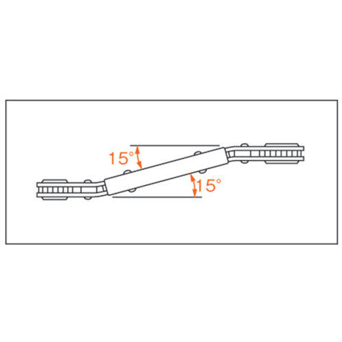TOP 벤트 판 래칫 렌치 8X10mm PRB-8X10 1 정
