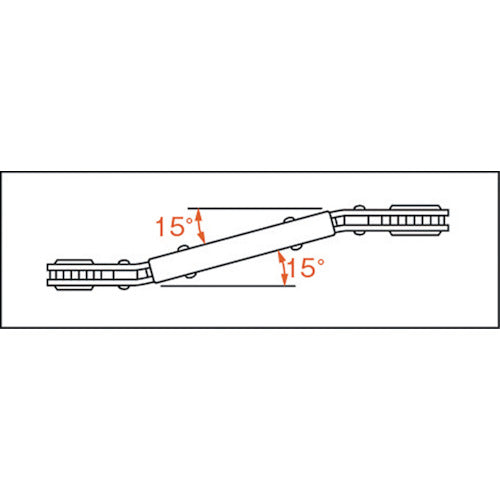 TOP 벤트 판 래칫 렌치 8X10mm PRB-8X10 1 정