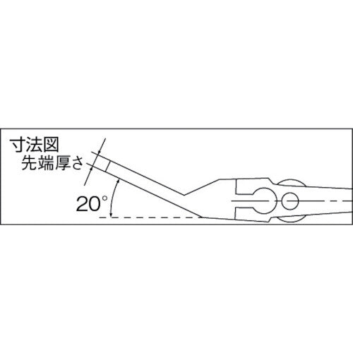 ＴＯＰ　薄型イグザクトレンチ（ベント）　２００ｍｍ　HT-200B　1 丁