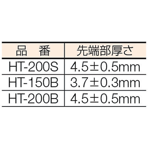 ＴＯＰ　薄型イグザクトレンチ（ベント）　２００ｍｍ　HT-200B　1 丁