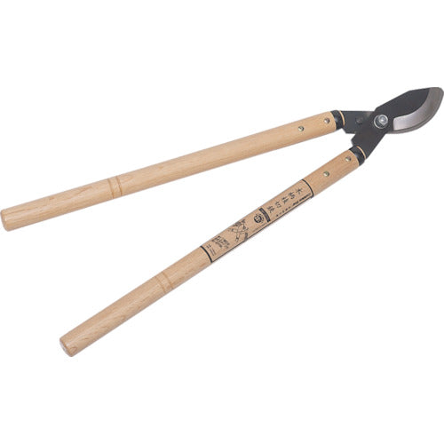 GS pruning scissors (thick branch cutting type) Wooden handle pruning scissors Cutting capacity 25mm 2016 1 piece