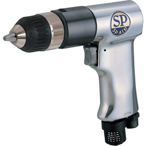 ＳＰ　エアードリル（キーレスチャック）　サイレンサー付　ＳＰ−１５２２ＫＬ　SP-1522KL　1 台