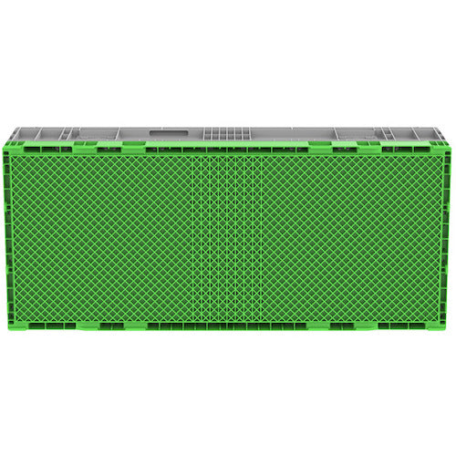 Sanko Folding Container 560950 Oricon EP123B Green/Light Gray 56095000GRGL 1 pc