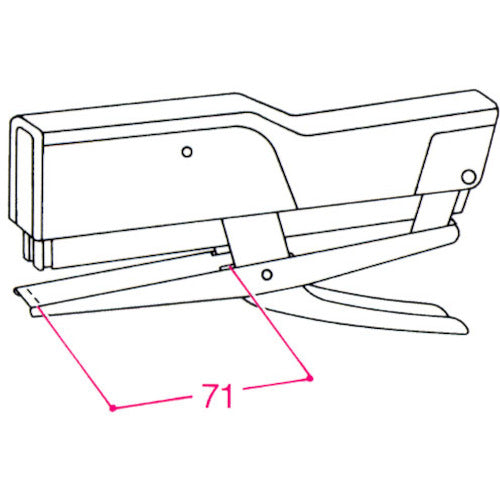 Zenith Pliers Stapler 595 Black 0205951069 1 pc