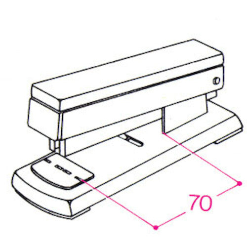 Zenith Desktop Stapler 500 Black 0205001069 1 pc