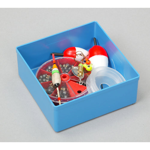 ａｌｌｉｔ　プラスチックボックス　Ａｌｌｉｔパーツケース　ＥｕｒｏＰｌｕｓ用　青　１０８Ｘ１０８Ｘ４５ｍｍ　456302　1 個