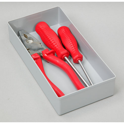 Allit Plastic Box Allit Parts Case for EuroPlus Gray 108X216X45mm 456304 1 pc