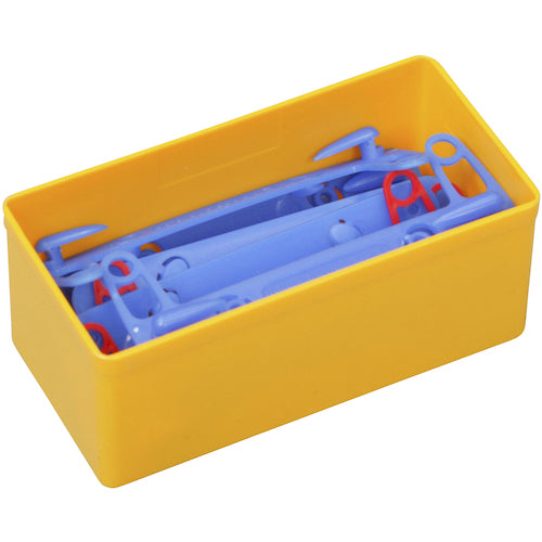 Allit Plastic Box Allit Parts Case for EuroPlus Yellow 54X108X45mm 456301 1 piece