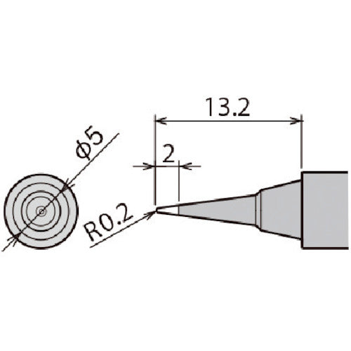 グット　交換こて先　ＳＢ型　PX-28RT-SB　1 本