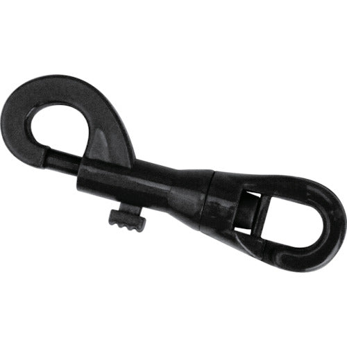 TRUSCO Plastic Hook Black 6MM 8MM Common (2 pieces) TCFBK 1 bag