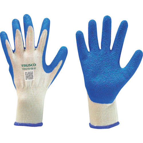 TRUSCO [Sold out and discontinued] Rubber backless gloves, blue, 1 pair, 10 gauge, M, TRG101B-M, 1 pair