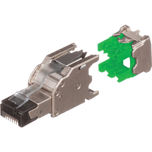 ＰＡＮＤＵＩＴ　ＰＲＯＦＩＮＥＴ　カテゴリ５Ｅかんたん成端シールドモジュラープラグ　適用導線：２２ＡＷＧ単線・撚り線シールドケーブル　１個入り　ＦＰＥ６Ｘ８８ＭＴＧ　FPE6X88MTG　1 個