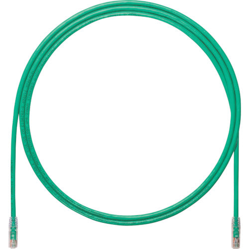 PANDUIT 카테고리 6A UTP 패치 코드 24AWG 단선 케이블 지름:Φ6.4mm 10m 녹색 UTP6AX10MGR UTP6AX10MGR 1개