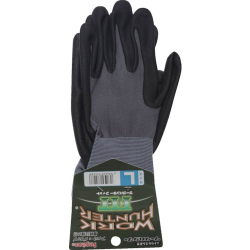 ペンギンエース　背抜き手袋　ＷＯＲＫ　ＨＵＮＴＥＲ　ＦＩＴ　Ｌサイズ　WORK-HUNTER-FIT-L　1 双