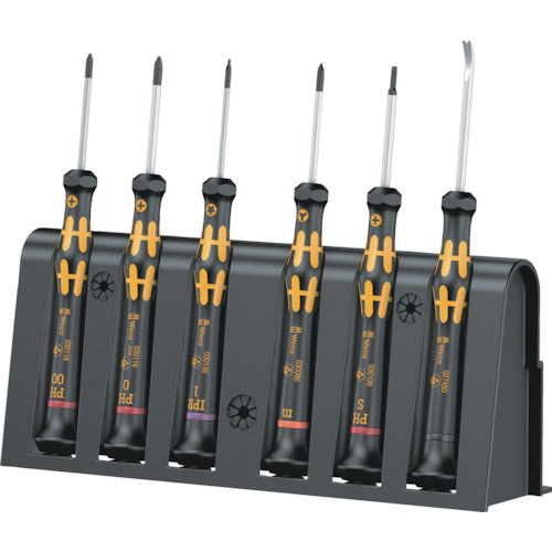 Ｗｅｒａ　クラフトフォームＥＳＤ静電対策精密ドライバーセット　030182　1 Ｓ