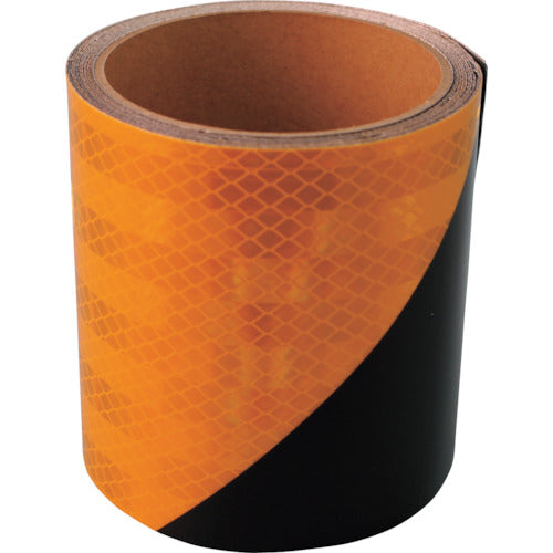 닛토 엘마테 조면 고휘도 프리즘 반사 테이프 DM7660 100mmX3M 황/흑 DM7660X100YB 1권