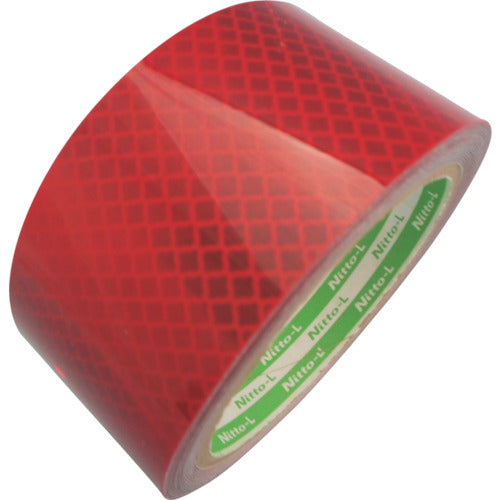 Nitto Elmate Soft High Brightness Prism Reflective Tape DM9600 50mm x 5M Red DM9600X50R 1 Roll