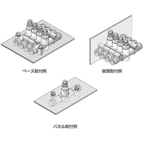 ＣＫＤ　スピードコントローラ　インラインタイプ　ワンタッチ継手付　SCL2-06-H66　1 個