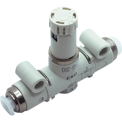 CKD Speed ​​Controller with Dial Inline Type DSC-S2-06-H66 1 pc