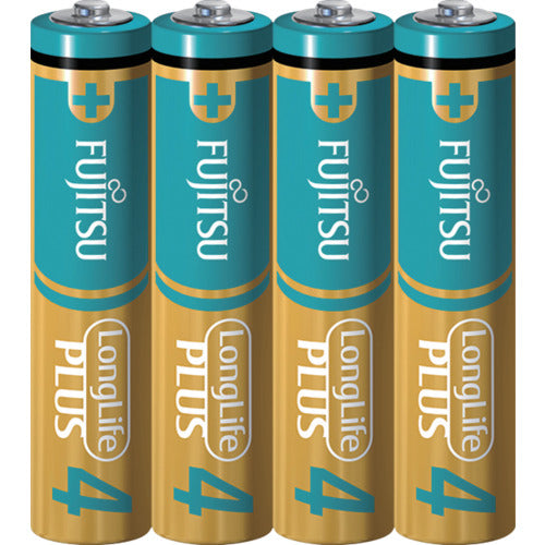 FDK Alkaline Batteries AAA Long Life Plus 4-Pack LR03LP(4S) 1 PK
