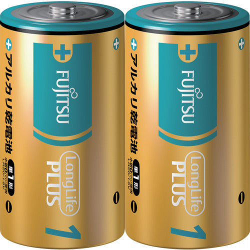 FDK Alkaline Battery D Long Life Plus 2-Pack LR20LP(2S) 1 PK