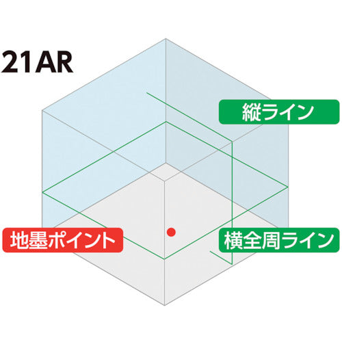 シンワ　レーザーロボ　ＬＥＸＩＡ　２１ＡＲグリーン　70862　1 台