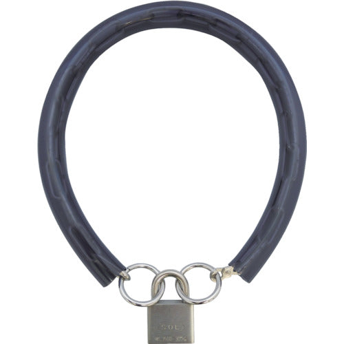 ＳＯＬ　南京錠　チェーンパドロック　シリンダー錠タイプ（オールステン）　６００ｍｍ　3590-30S　1 個