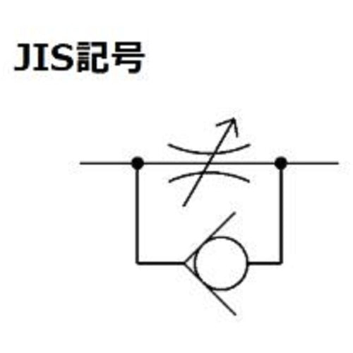 ＣＫＤ　ダイヤル付スピードコントローラ　インラインタイプ　DSC-S1-06-H66　1 個
