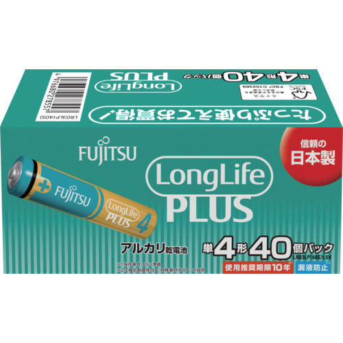 FDK Alkaline Battery AAA Long Life Plus 40-Pack LR03LP(40S) 1 PK