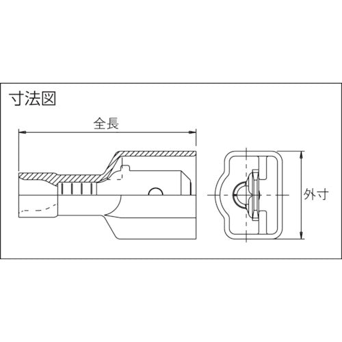 ストロングホールド　ナイロン完全絶縁被覆付圧着端子　オス型　電線サイズ：ＡＷＧ１６〜１４／１．２５〜２ｓｑ　２５０タブ　２５個入り　ＥＤＮＦ１４２５０ＦＩＭＢ−Ｑ　EDNF14250FIMB-Q　1 袋