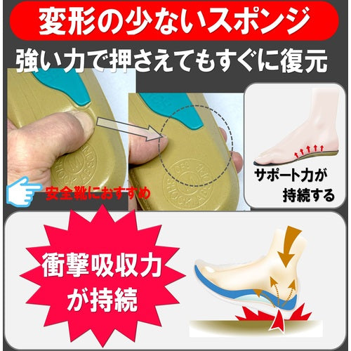 アシマル　靴の中敷き　ローアーチ２　Ｌ　２７．０−２８．５　CF30L　1 足