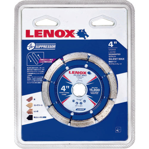 LENOX Silent Max Segment 105 Silent Diamond Wheel LX4781 1 piece