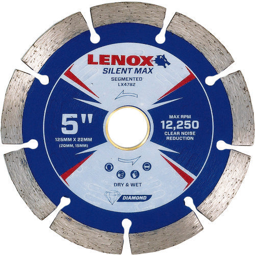 ＬＥＮＯＸ　サイレントマックス　セグメント１２５　静音ダイヤモンドホイール　LX4782　1 枚