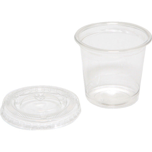 ＨＥＩＫＯ　透明カップ　Ａ−ＰＥＴ　１オンス　蓋セット　　５０セット入り　004525000　1 Ｓ