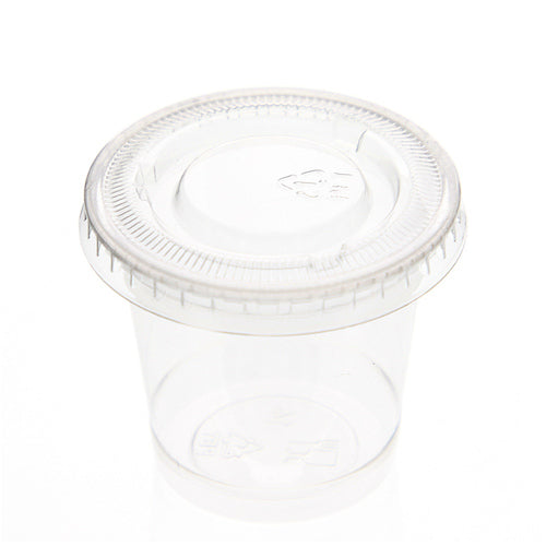 ＨＥＩＫＯ　透明カップ　Ａ−ＰＥＴ　１オンス　蓋セット　　５０セット入り　004525000　1 Ｓ