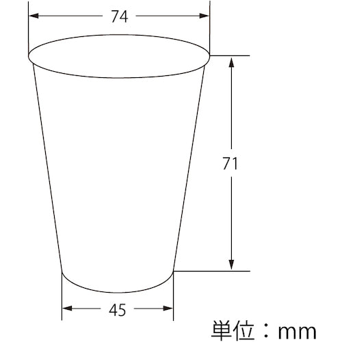 HEIKO 투명 컵 A-PET 5온스 구경 74mm 50개들이 004525015 1봉