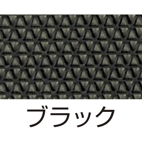 ＣＡＲ−ＢＯＹ　安全歩行マット　９００ｍｍｘ１０ｍ　ブラック　AI-9010BK　1 本