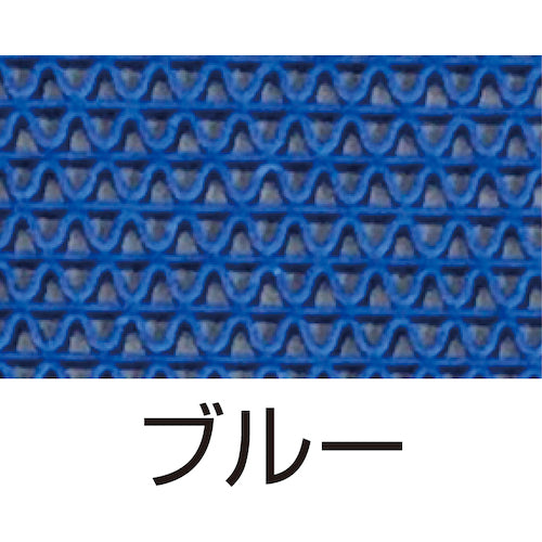 ＣＡＲ−ＢＯＹ　安全歩行マット　１，２００ｍｍｘ６ｍ　ブルー　AI-1206BL　1 本