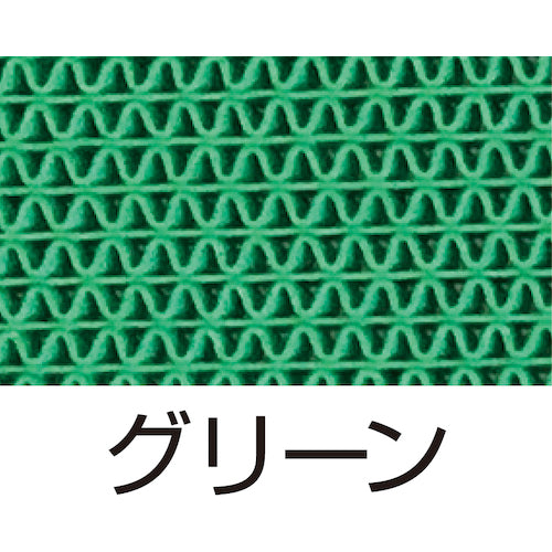 ＣＡＲ−ＢＯＹ　安全歩行マット　１，２００ｍｍｘ６ｍ　グリーン　AI-1206GR　1 本