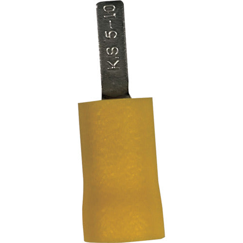 스트롱 홀드 비닐 절연 피복 부착 블레이드 단자 전선 사이즈：AWG12~10/3.5~5.5sq 25개들이 EDV10-11MB-Q EDV10-11MB-Q 1봉투