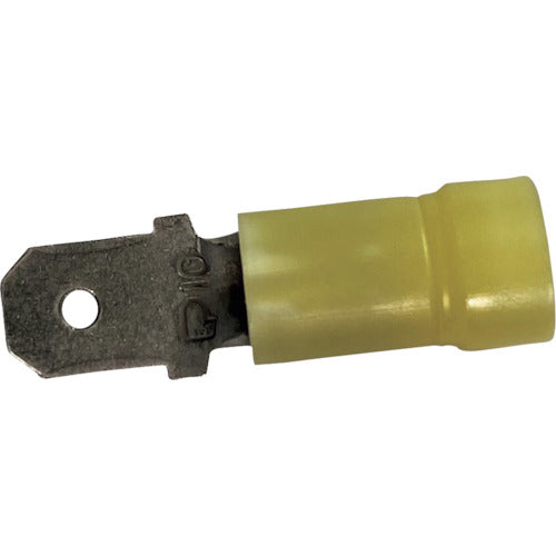 스트롱 홀드 비닐 절연 피복 부착 압착 단자 수형 전선 사이즈：AWG12∼10/3.5∼5.5sq 250 탭용 25개들이 EDV10-250M-Q EDV10-250M-Q 1봉