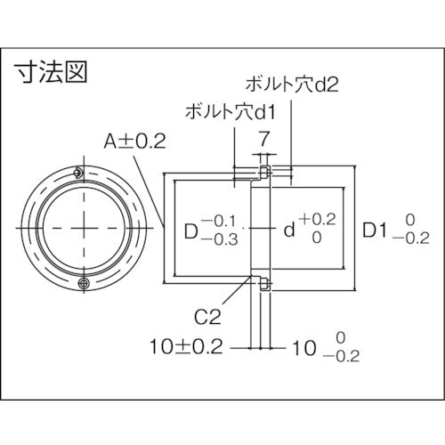 ＴＲＵＳＣＯ　ロケートリング（大口径タイプ）　TLLRK100　1 個