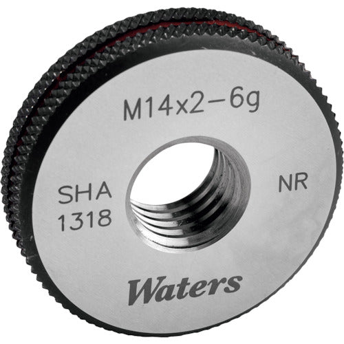 ＷＡＴＥＲＳ　メートルねじ用リングゲージ（ＩＳＯ＝新ＪＩＳ）　WGRNR-M2.5X0.45　1 式