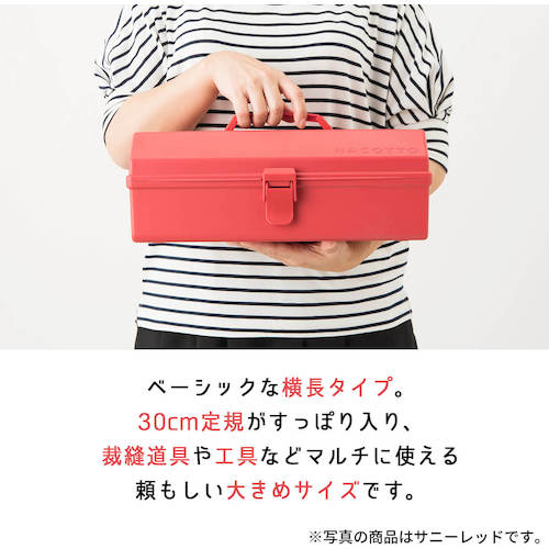 ＴＥＮＭＡ　道具箱　ハコットＬ　ラムネブルー　811000710　1 個