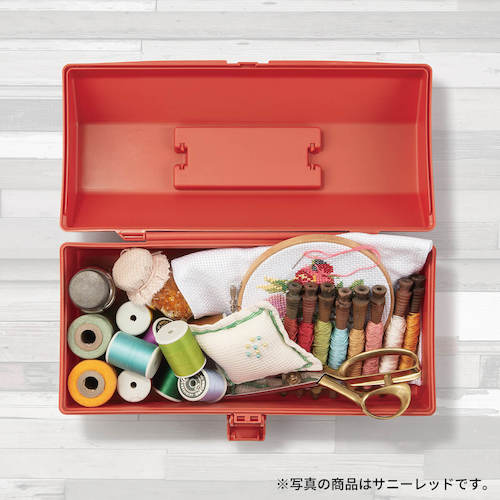 ＴＥＮＭＡ　道具箱　ハコットＬ　ラムネブルー　811000710　1 個