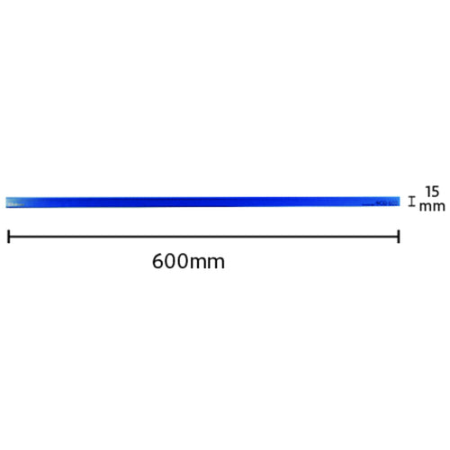 ｍｉｔｓｕｙａ　マグネットバー６００ＭＭ　青　Ｍ２５２４０　MGB-600-BU　1 本