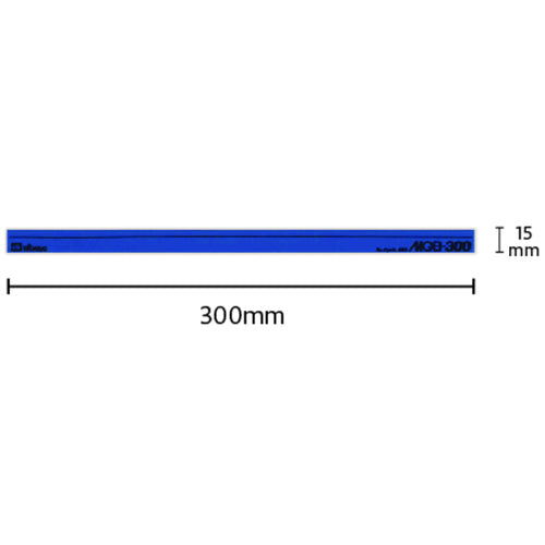 ｍｉｔｓｕｙａ　マグネットバー３００ＭＭ　青　Ｍ２５２８３　MGB-300-BU　1 本